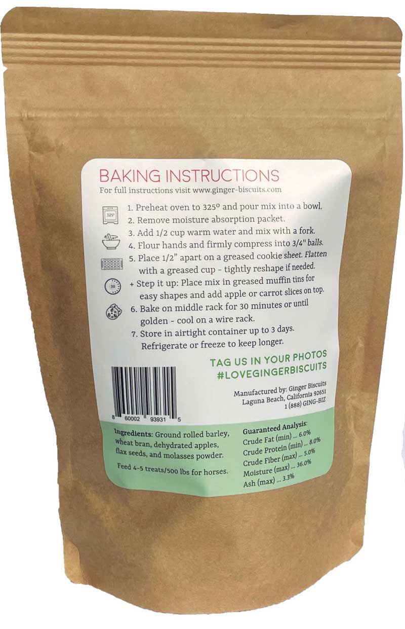 Bake at Home Horse Treats - Apple Flavor